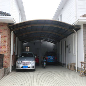 หลังคาคลุม<span class=keywords><strong>รถ</strong></span>และที่<span class=keywords><strong>จอด</strong></span><span class=keywords><strong>รถ</strong></span> วัสดุหลังคาโพลีคาร์บอเนต โครงสร้างโลหะอะลูมิเนียมอัลลอยด์ - Product Image 3