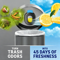 Ambientador Líquido Desodorante para Cubos de Basura de Cocina y Coche, Plástico, Evaporación Natural, Aroma de 45 Días para Contenedores de Pañales y Baños