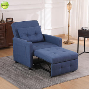 Sofá extraíble de <span class=keywords><strong>1</strong></span> asiento <span class=keywords><strong>barato</strong></span> al por mayor, sofá <span class=keywords><strong>cama</strong></span> convertible de tela de lino para salón, <span class=keywords><strong>sillón</strong></span> plegable para dormir perezoso, sofá <span class=keywords><strong>cama</strong></span> 5579 - Product Image 5