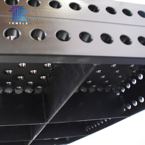 โต๊ะเชื่อมหุ่นยนต์ TKweld 3000*1500*200 มม. แบบ 2D 3D ทำจากเหล็กหล่อสีดำ สำหรับสถานีบัดกรีในโรงงาน ได้รับการรับรองมาตรฐาน CE ใหม่ - Product Image 4