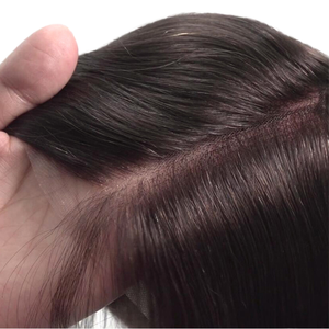 HS7F 100 % Cheveux Humains Remy Top Doux Toupet en Dentelle Française pour Hommes <span class=keywords><strong>Perruque</strong></span> <span class=keywords><strong>Homme</strong></span> Entièrement en Dentelle avec Type de Cheveux Indiens - Product Image 2