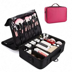 Free Sample Accept Custom LOGO Portable Fashion Cosmetic Bag <b>Makeup</b> <b>Case</b> Make Up large capacity Travel Bag - Product Image 1