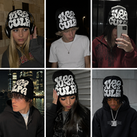 Casquette Réversible Jacquard Y2K Sans Revers avec Logo Personnalisé du Fabricant, Impression Textile Intégrale, Faible MOQ
