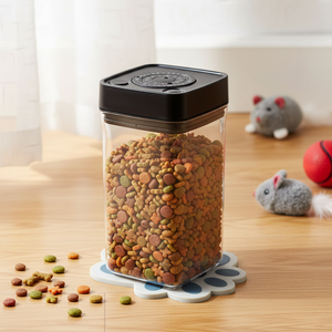 Ventes directes d'usine Vacare, contenants de stockage ronds portables de haute qualité pour aliments et boissons pour animaux de compagnie, grande capacité sous vide, utilisation en cuisine - Product Image 1