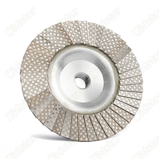 Diamond Turbo Flap Disc Grinding Cup Wheel Angle Grinder for Marble Granite Polishing
