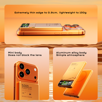 Batterie externe magnétique 5000 mAh, charge rapide 20W PD, batterie externe magnétique sans fil portable pour téléphone, écouteurs, montres