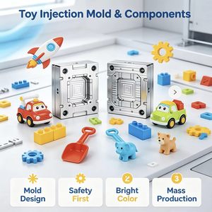 Molde de Inyección de Plástico Personalizado para Juguetes, Servicio de Moldeo por Inyección y Fabricación de Moldes para Piezas de Juguetes OEM - Product Image 1