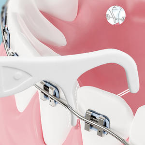 100 Stück Zahnseide Zahnseide Picks Zahnstocher Zähne Stick Zahn reinigung Inter dental bürste Zahnseide Pick - Product Image 5