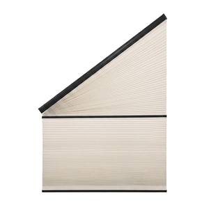 Persianas de Panal Trapezoidales Xinsbest para Ventanas Especiales con 90° de Ángulo °   Persianas Celulares Triangulares Motorizadas Angle Smart - Product Image 1