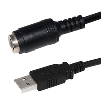 Câble audio USB vers Aux 3,0 mm 3,5 mm mâle-femelle à extrémités ouvertes de 1 m