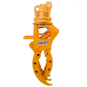 Gongma Rotatable 5 Fingers Hydraulic Wood Timber Log Grapple Rotating Grapples