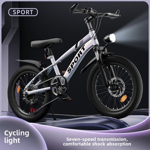 Vélo pour enfants, vélo de montagne pour garçons et filles, taille moyenne à grande, suspension avant, absorption des chocs, capacité de charge 100 kg - Product Image 2