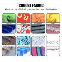 Serviette de bain à capuche en microfibre pour adulte, poncho de surf pour adulte, impression numérique changeante, broderie personnalisée en coton
