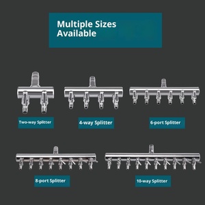 Accesorios de bomba de aire Jeneca válvula reguladora de volumen de aire, distribuidor de acero inoxidable de 2/6/8/<span class=keywords><strong>10</strong></span> cabezales de 4mm-8mm, para acuarios - Product Image 5