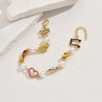 Bracelet polyvalent de luxe pour femme, style Y2K, esthétique douce, accessoire tendance pour influenceuses de mode, idéal pour les sorties et les tenues de princesse.