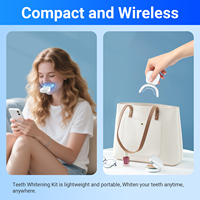 Kit d'éclairage LED de blanchiment des dents portable à usage domestique rechargeable sans fil dernier cri