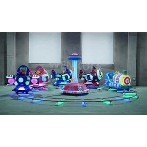 Personalizable Eléctrico en Pistas Tema de Navidad 12 Asientos con Música Luces LED Humo, Tren, Paseo en Tren para FEC Shopping Mall - Product Image 6