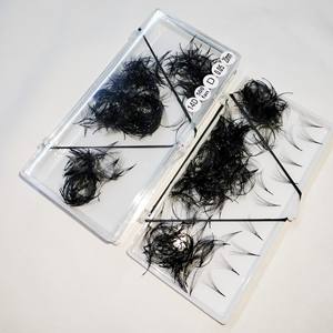 Extensiones de Pestañas de Volumen Completo de Pelo Sintético Pre-fabricadas Personalizadas, 500 Fans, Fácil Aplicación, Empaque para Belleza de Vietnam - Product Image 4