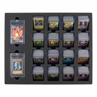 Boîte de rangement rigide en EVA avec logo personnalisé, étui étanche pour cartes à collectionner Pokémon et MTG, commande en gros