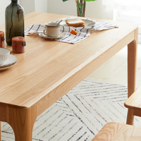 Solution de mobilier en promotion : Ensemble de mobilier de cantine de luxe en bois massif, table à manger moderne à prix avantageux