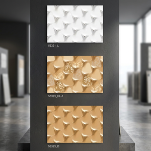 Carreaux muraux en céramique 3D de meilleure qualité 30x45cm Prix bon marché Décoration de salon 300x450mm Disponible en 12x18 Vente en gros Importateur - Product Image 2