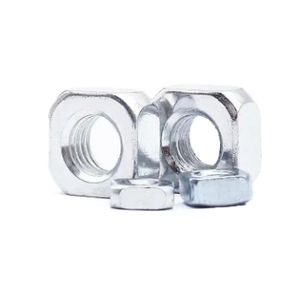 DIN562 M2 M3 M4 <span class=keywords><strong>tige</strong></span> <span class=keywords><strong>filetée</strong></span> carrée et écrou écrous carrés de soudage zingués en acier au carbone inoxydable - Product Image 5