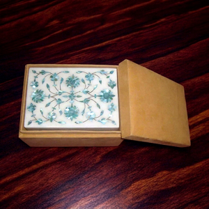 Caja de Joyería Decorativa Moderna con Diseño Floral de Madreperla MOP03 de Stonecrafts International, de la Mejor Calidad, para Regalo, Disponible para Niñas - Product Image 1