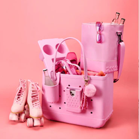 Sac fourre-tout EVA portable, imperméable, imprimé avec logo personnalisé, chaînes, grande capacité, durable, pour extérieur, piscine, voyage, rentrée scolaire, cadeau
