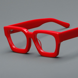 Figroad, monturas de gafas ópticas cuadradas <span class=keywords><strong>Retro</strong></span> para hombre y mujer, gafas graduadas a la moda, lentes transparentes, montura de gafas Unisex - Product Image 2