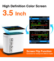 Détecteur de Radon AIKESI RM-70 Chambre d'Ionisation à Impulsions Capteur d'Alarme Ionique Intelligent pour Moniteur de Qualité de l'Air Domestique et Détecteurs de Gaz
