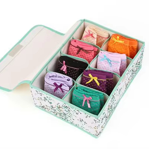 Boîte de rangement multifonctionnelle portable et écologique pour sous-vêtements, organisateur de vêtements pour salon, en tissu Oxford 600D, vente en gros - Product Image 1
