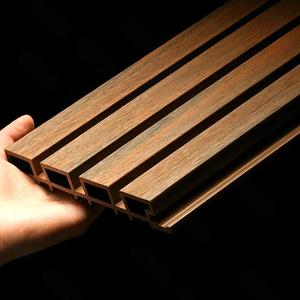 Revêtement mural extérieur en bois composite WPC, panneaux <span class=keywords><strong>de</strong></span> <span class=keywords><strong>bardage</strong></span> à connexion par emboîtement, co-extrusion WPC pour toiture et clôture - Product Image 2