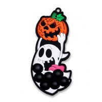 Jouet anti-stress Pop-It en silicone pour Halloween, motifs fantôme et citrouille, à presser avec les doigts, de la marque Pest Control Pioneer