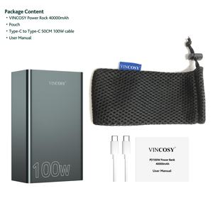 Banco de Energía Portátil de 40000mAh para Laptop, 65W 100W, Batería Externa con Doble USB, Cargador Rápido, Estación de Carga - Product Image 5