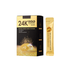 Promoción de Venta caliente cuidado de la piel de alta calidad blanqueamiento orgánico Good Night Gel Mask 24K Gold Sleep Mask - Product Image 1