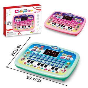 Tablette éducative pour enfants, jouet d'apprentissage de l'anglais, ordinateur portable pour bébé, jouets éducatifs pour enfants avec écran LED, vente chaude - Product Image 2