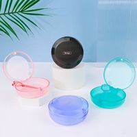 Étui portable OEM pour appareil de rétention, étui fin pour aligneur, pochette pour aligneurs et brosse, format de poche, fermeture magnétique sécurisée pour les voyages