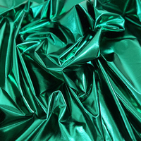Tissu tricoté extensible 4 directions en polyester et élasthanne, brillant, avec estampage à chaud métallique, pour costumes de scène de danse et leggings