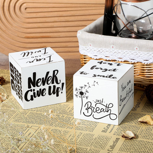 Lot de 2 mini-panneaux <span class=keywords><strong>en</strong></span> bois personnalisés « Tout est possible », décoration de bureau <span class=keywords><strong>en</strong></span> bois, <span class=keywords><strong>cube</strong></span> biblique <span class=keywords><strong>en</strong></span> bois - Product Image 3