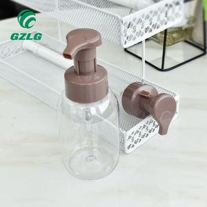 Gzlg Wholesale for liquid soap transparent plastic squeeze Dispenser Bottle With Pump