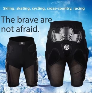Motorcycle Riding Armor Pants Breathable Durable Foam Padded Impact-Resistant Abrasion-Resistant Shorts with Protective Hip Pads