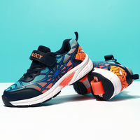 Baskets lumineuses pour garçon et enfant, chaussures de Sport à roulettes colorées, avec Led et clignotant, réglables, nouvelle collection