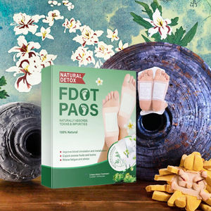 Patch Détoxifiant pour le Corps à l'Armoise Patch Chinois pour les Pieds pour la Fatigue du Talon Soulagement du Stress Aide au Sommeil Détoxification - Product Image 2