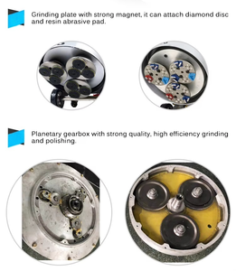 Meuleuse rotative planétaire diamantée pour <span class=keywords><strong>le</strong></span> polissage et la rénovation des surfaces en béton et en ciment, préparation à l'époxy - Product Image 2