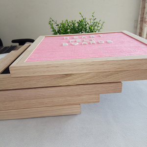 Vendita all'ingrosso 10x10 "Message feltro lettera Board nome del prodotto e quadrato, forma rotonda scritta <span class=keywords><strong>in</strong></span> feltro - Product Image 6