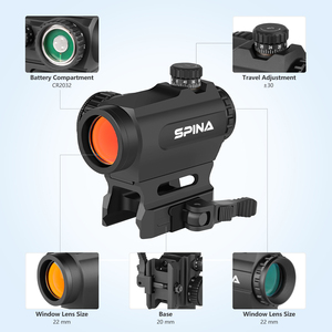 ספינה אופטיקה KeenSight-20 1x אדום היקף נקודה הסיטונאי עמיד למים זיופים - Product Image 4