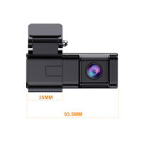 GPS 4K Coche DVR Black Box Coche WiFi Dash Cam 4K Amplio ángulo de visión Cámara GPS Black Box