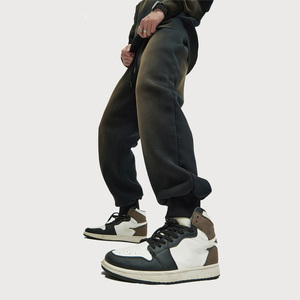 <span class=keywords><strong>Pantalones</strong></span> Deportivos de Algodón para Hombre, 380 g/m², Estilo Jogger, Lavado Ácido, Holgados, Personalizados, Largos - Product Image 1