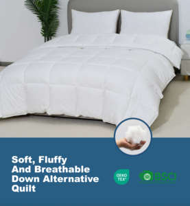 Edredón moderno transpirable y lavable, edredón alternativo para uso doméstico o hotelero - Product Image 2