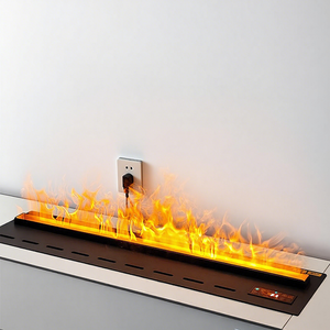 Cheminée électrique 3D à vapeur d'eau avec télécommande, humidificateur, flamme à vapeur, sans chaleur, sûre pour l'intérieur, salon, meuble <span class=keywords><strong>TV</strong></span>, hôtel - Product Image 1